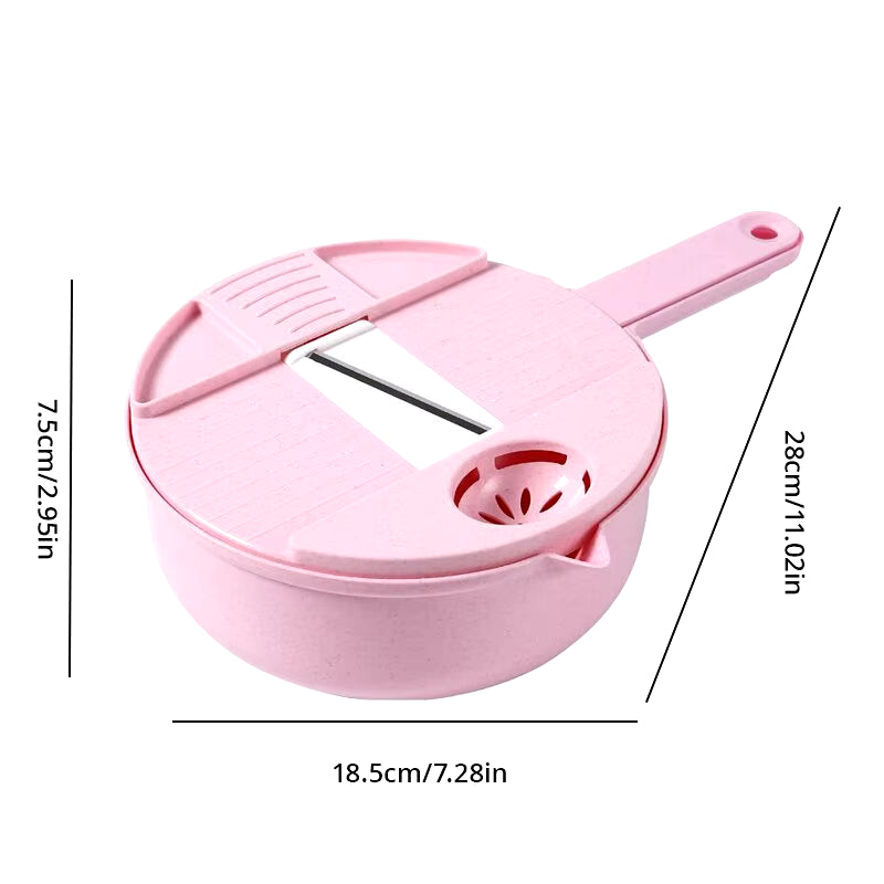 1Pc Green/Blue/Pink Manually Cut Shred Grater Salad Vegetable Chopper Carrots Potatoes for Kitchen Convenience Vegetable Tools